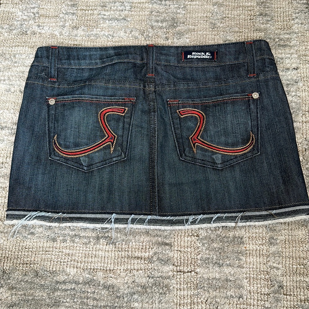 Rock & Republic Denim Mini Skirt. Size 25. Brand New - No Tags